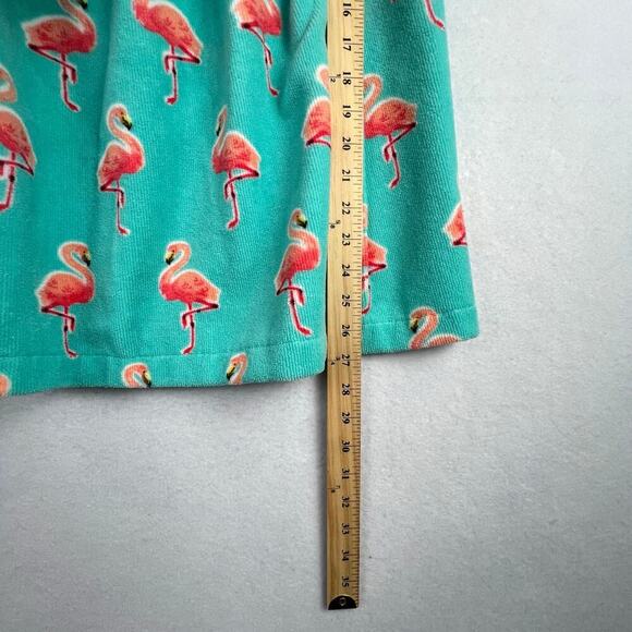 THE BIG ONE Pink Flamingo Adjustable THICK Towel Wrap Terry Cloth OS - Picture 5 of 10